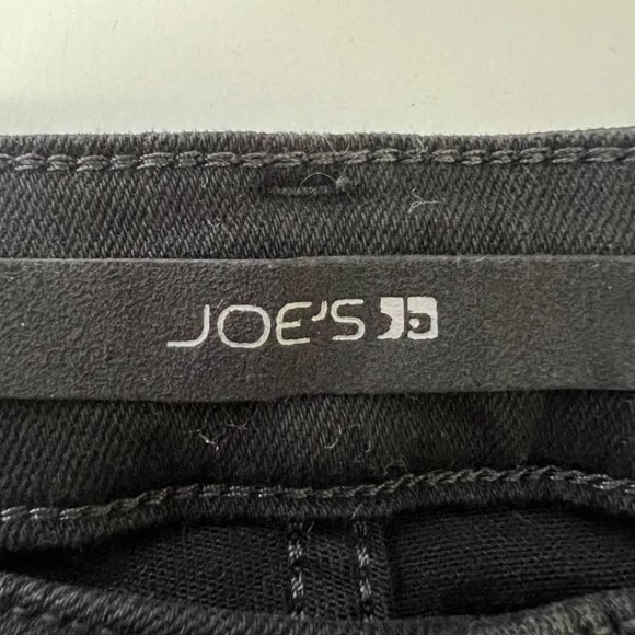 Joes Jeans Skinny Ankle Jeans Coated Black size 30 - Picture 9 of 12